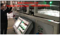 HY 5476 contact heat thermoforming equipment with robot for pet tray 3